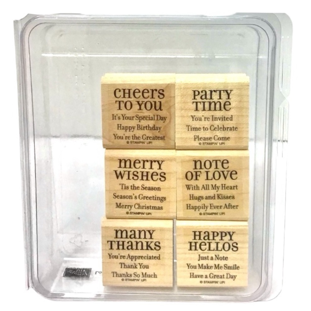 Stampin’ Up! “Lots of Thoughts” Rubber Stamp Set